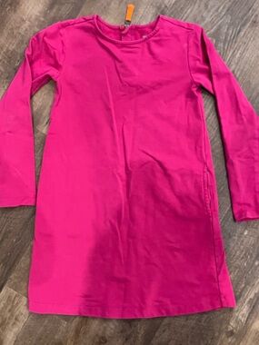 Primary Pink Youth Dress with Pockets